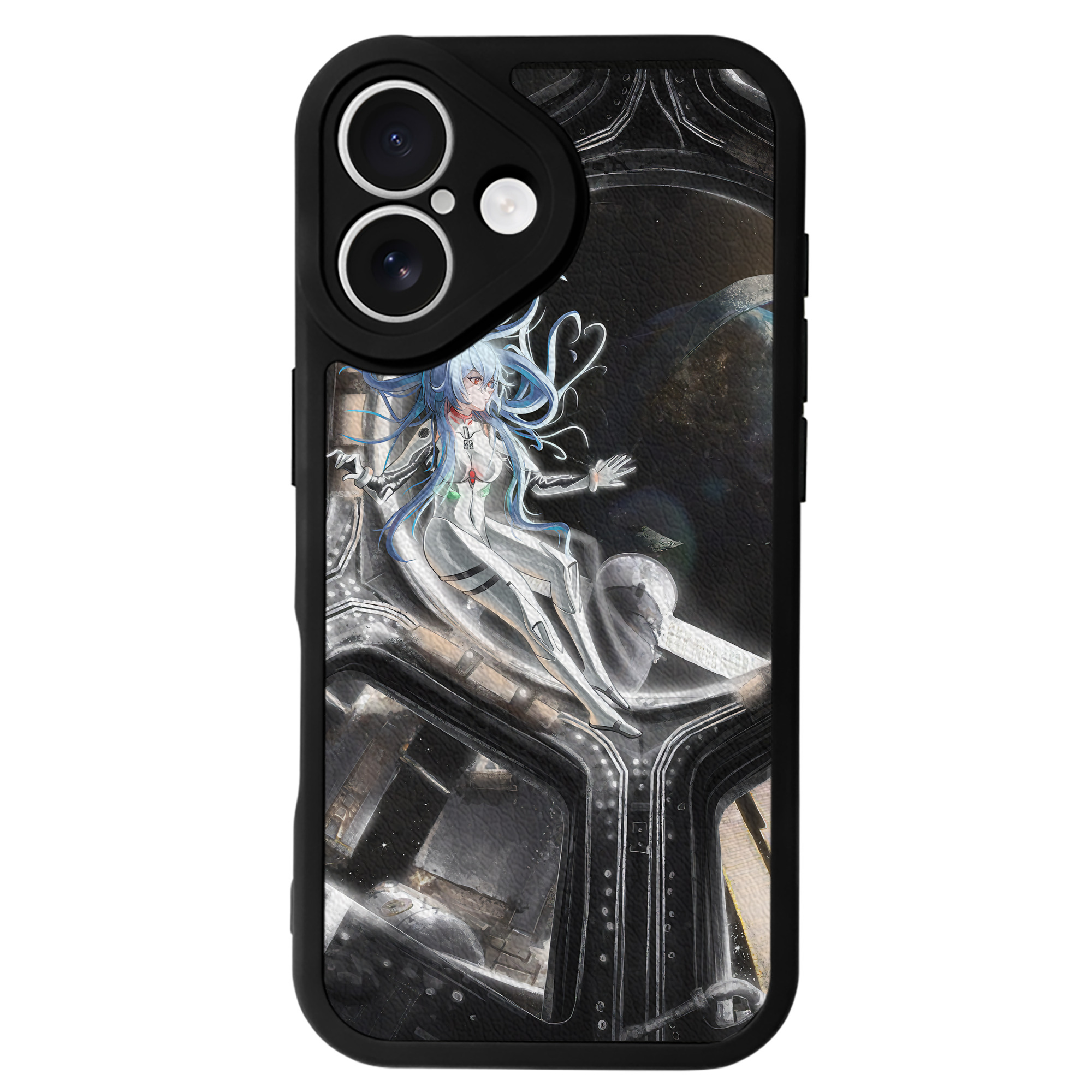 （画像用） EVA 新世紀エヴァンゲリオン 【iPhone 16シリーズ対応】シリコンスマホケース（レザー調） 材質：シリコン